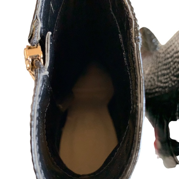 COLIN STUART CROC EMBOSSED BOOTIES - Picture 9 of 16